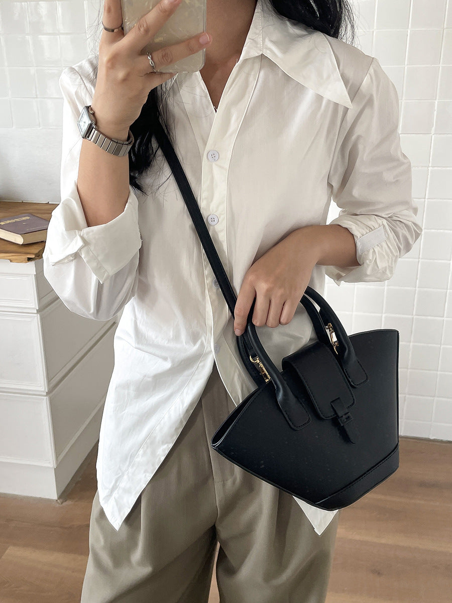 Women's Portable Wings Style Fashion High Sense Vegetable Basket Simple Crossbody Bags