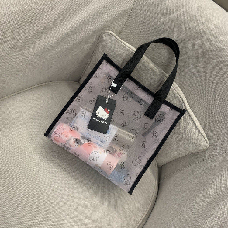 Classic New Mesh Portable Wash Mummy Cosmetic Bags