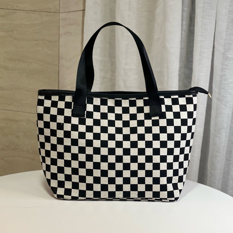 Korean Style Fashionable Letter Portable Large Capacity Shopping Fitness Yoga Handbags