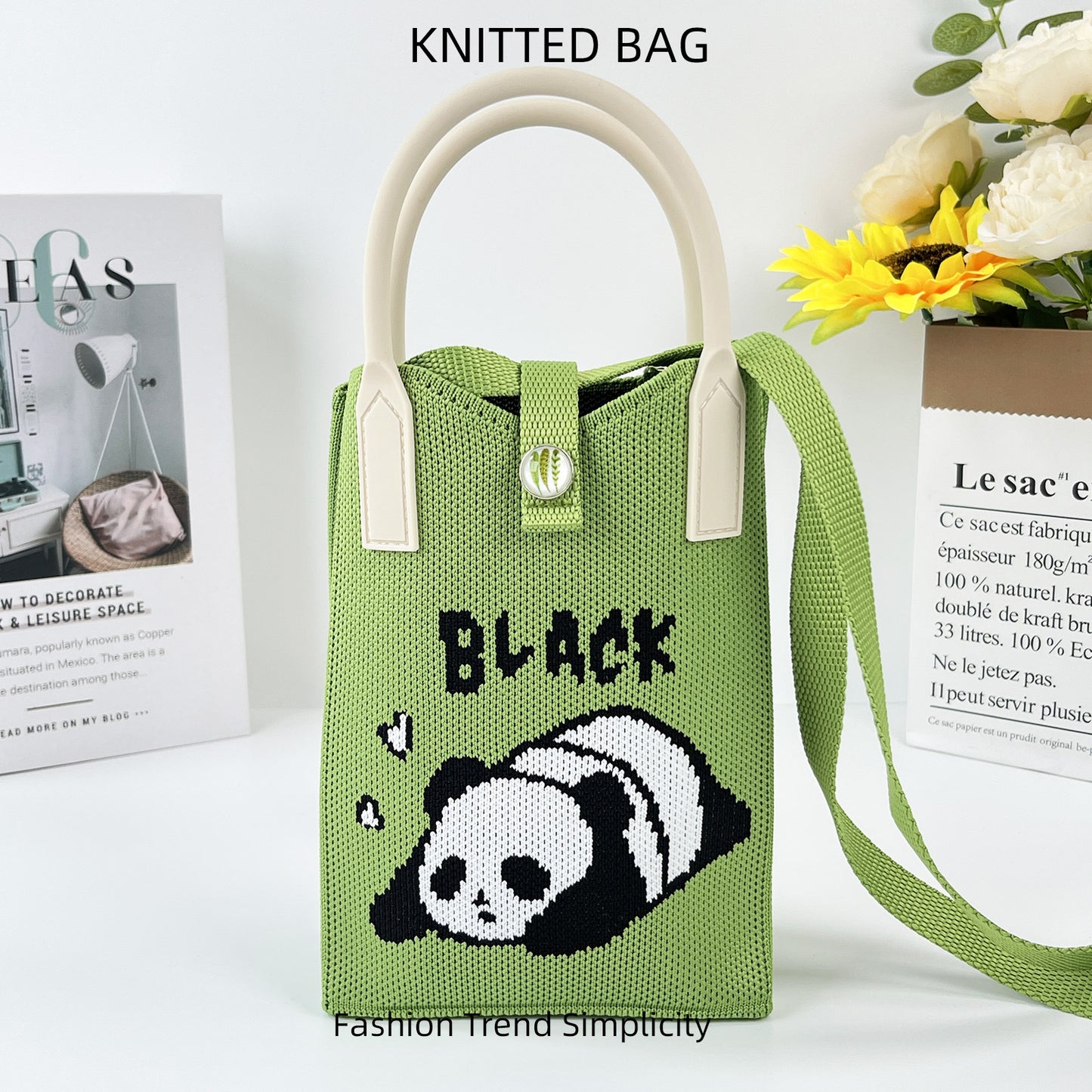 Pretty Knitted Mobile Mason Korean Mini Bags