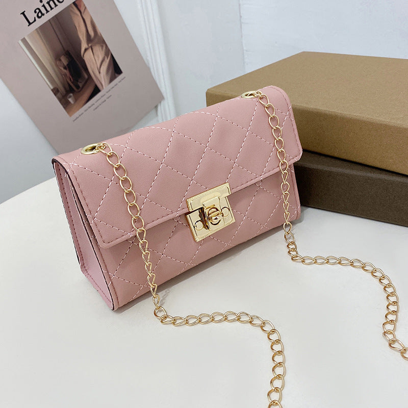 Diamond Korean Style Embroidered Chain Female Women's Shoulder Bag