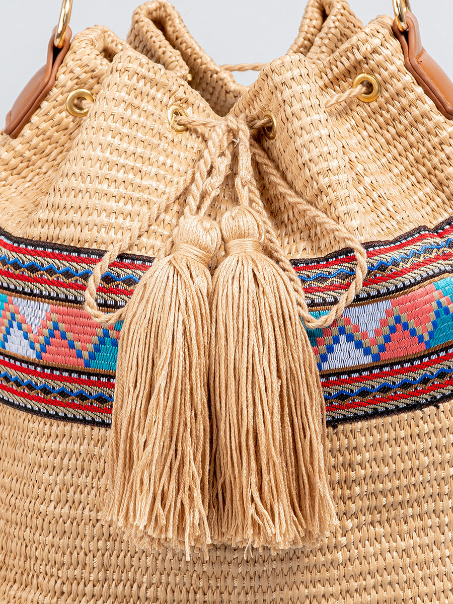 Women's Holiday Straw Beach High-grade Exquisite Seaside Shoulder Bags