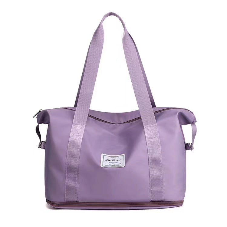 Women's Large Dry Wet Separation Extended Layer Korean Travel Bags