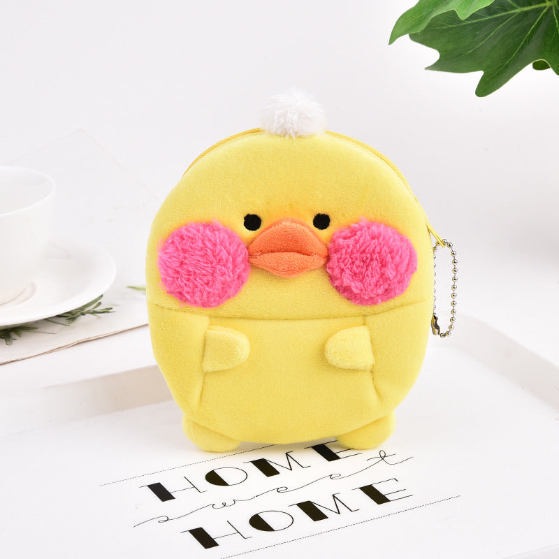 Cartoon Mini Plush Creative Cute Earphone Coin Purses