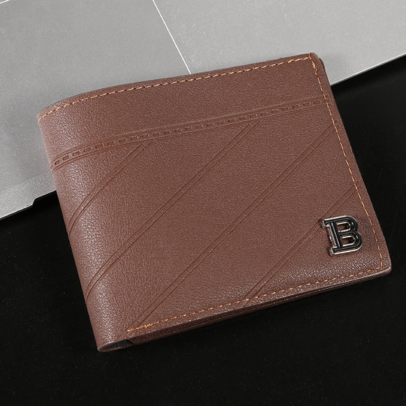 Men's Vintage Short Large Capacity Leather Men's Wallet