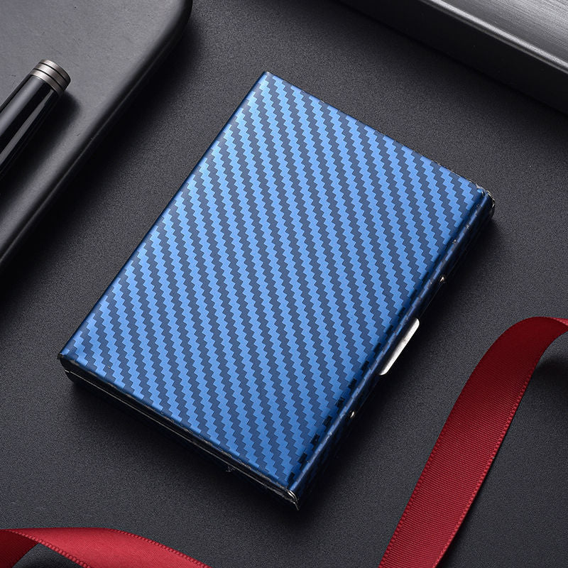 Women's & Men's & Swiping Metal Stainless Steel Box For Card Holder