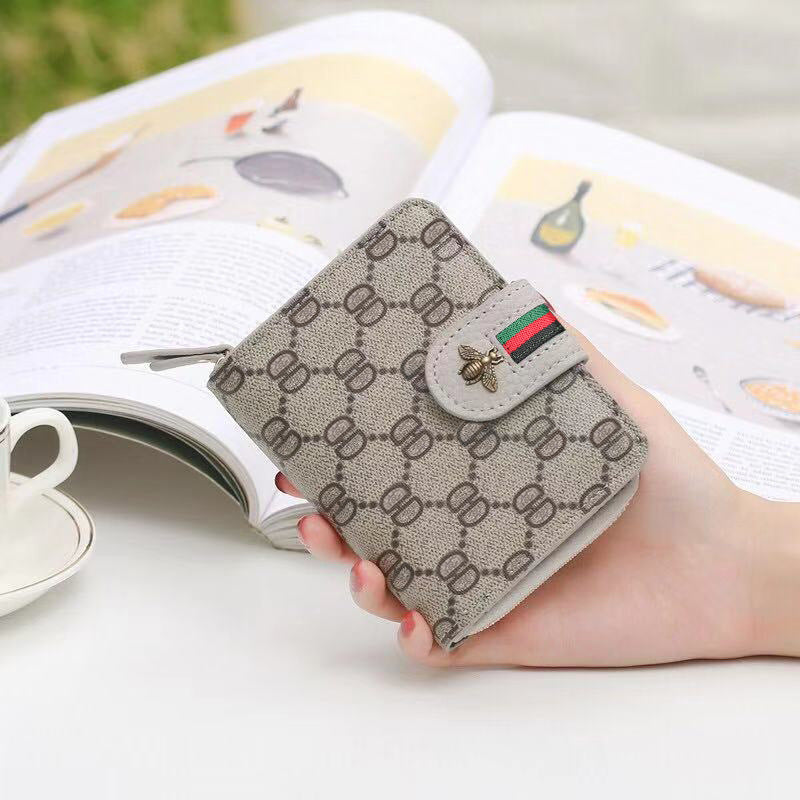 Women's Retro Short Zipper Simple Cute Ladies Wallets