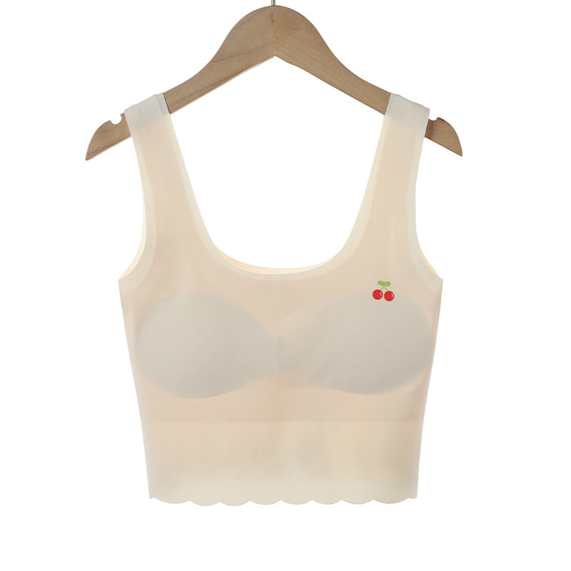 Ice Silk Seamless Vest Junior High School Bras