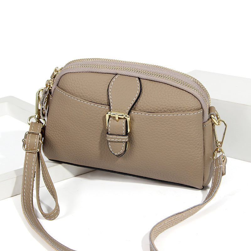 Women's First Layer Cowhide Summer Large Capacity High-grade Shoulder Bags
