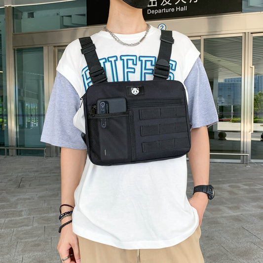 Kong Style Trendy Street Working Leisure Running Men's Chest Bags