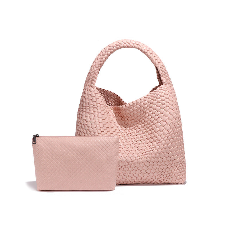 Women's Hand-woven Fashion Portable Korean Style Large Capacity Women's Shoulder Bag
