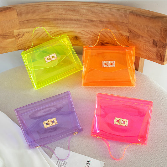 Unique Women's Korean Fashion Mini Transparent Shoulder Bags
