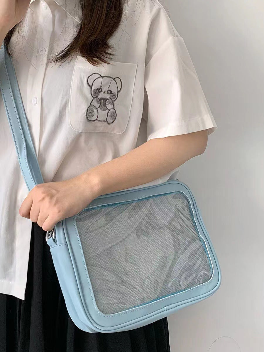 Comic Show Cartoon Uniform Style Bar Rice Crossbody Bags