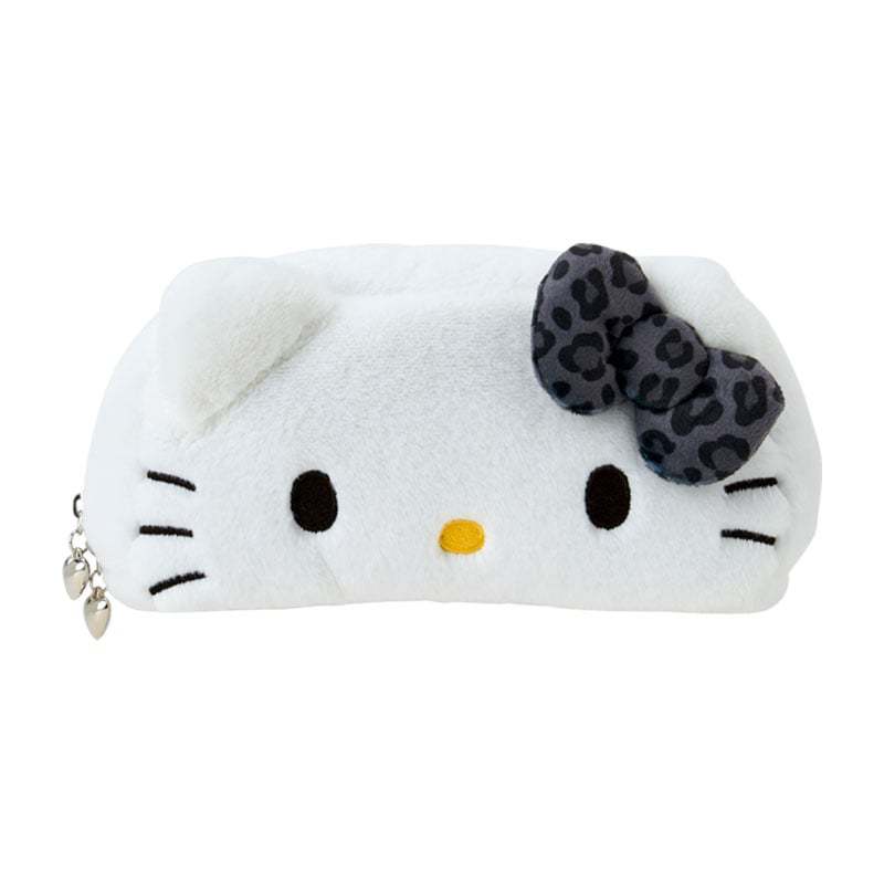 Cartoon Anime Head Type Clow Fluffy Leopard Pencil Bags