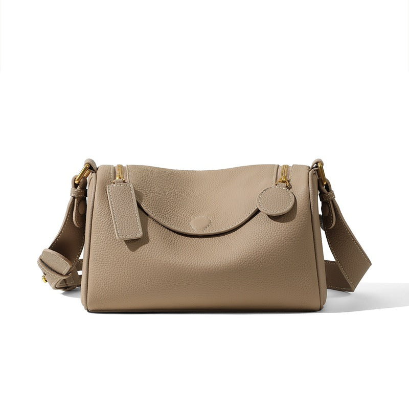 Women's Genuine Leather Summer Commuter Fashion High Women's Messenger Bag