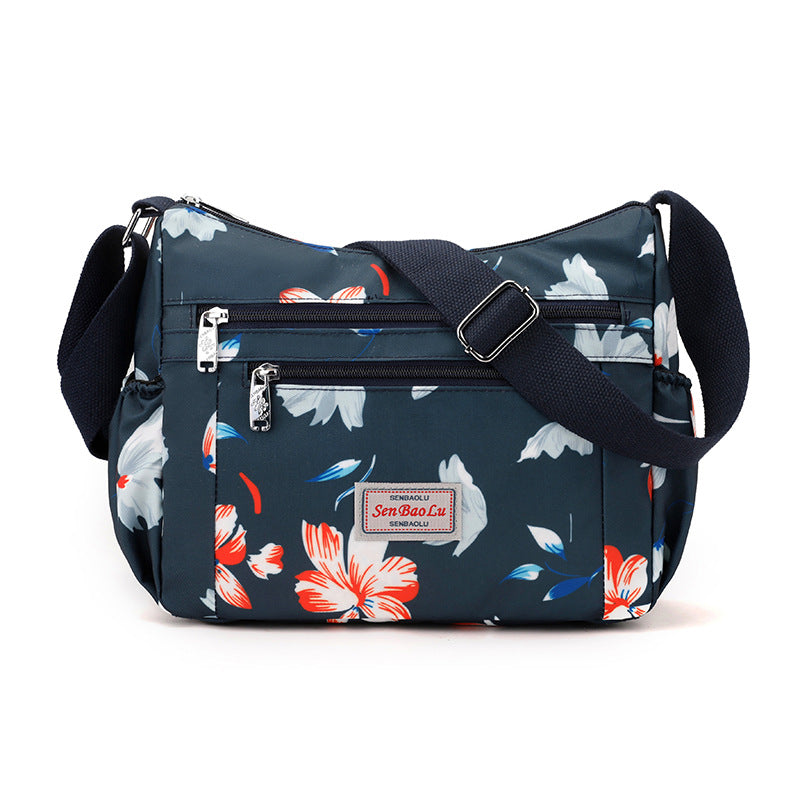 Women's Large Capacity Nylon Mother Printed Women's Shoulder Bag