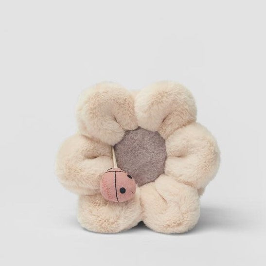 Women's Plush Flower Bug Shape Ornaments Mini Crossbody Bags