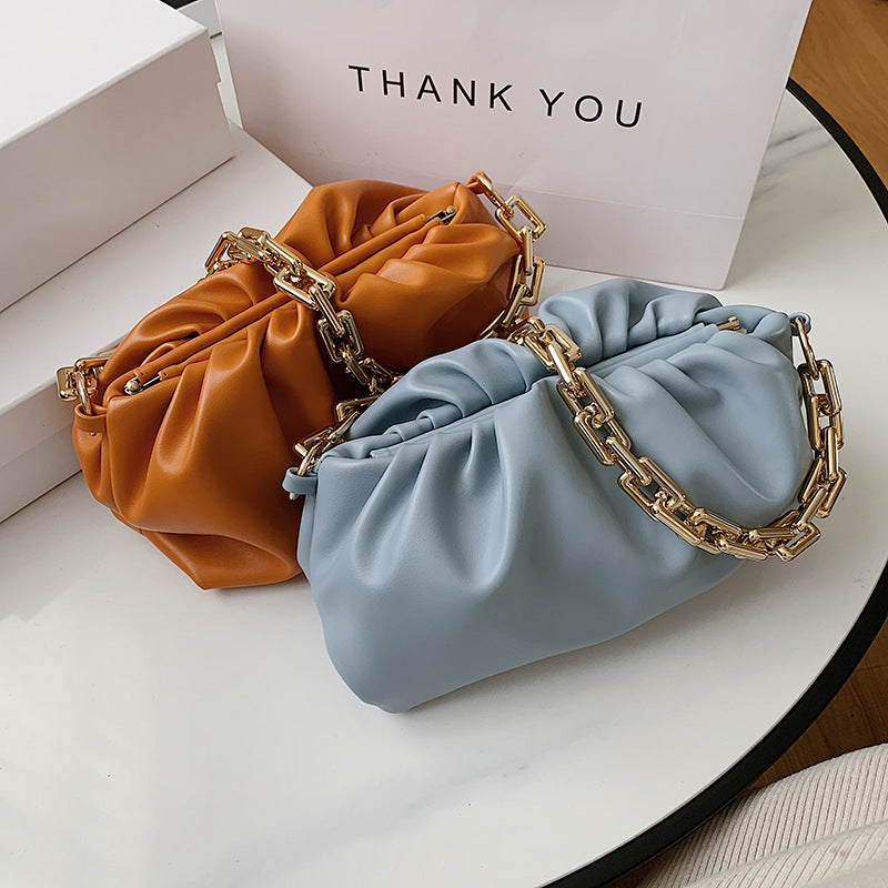 Women's Cloud Korean Leisure Simple Fashion Chain Handbags