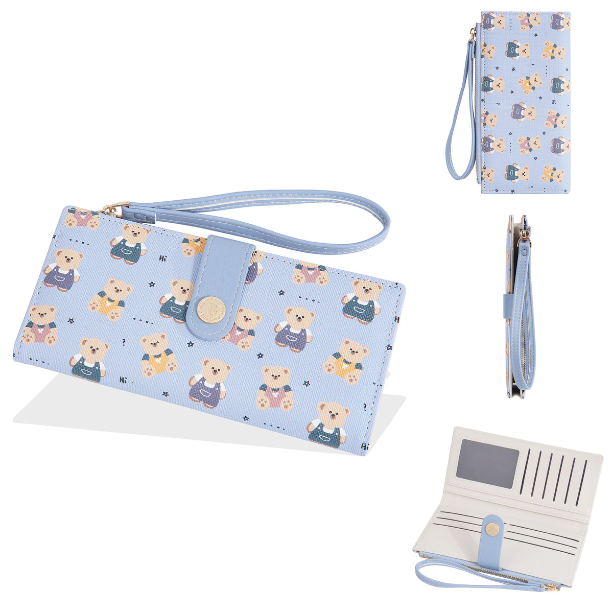 Women's Multiple Slots Portable High Sense Simple Ladies Wallet