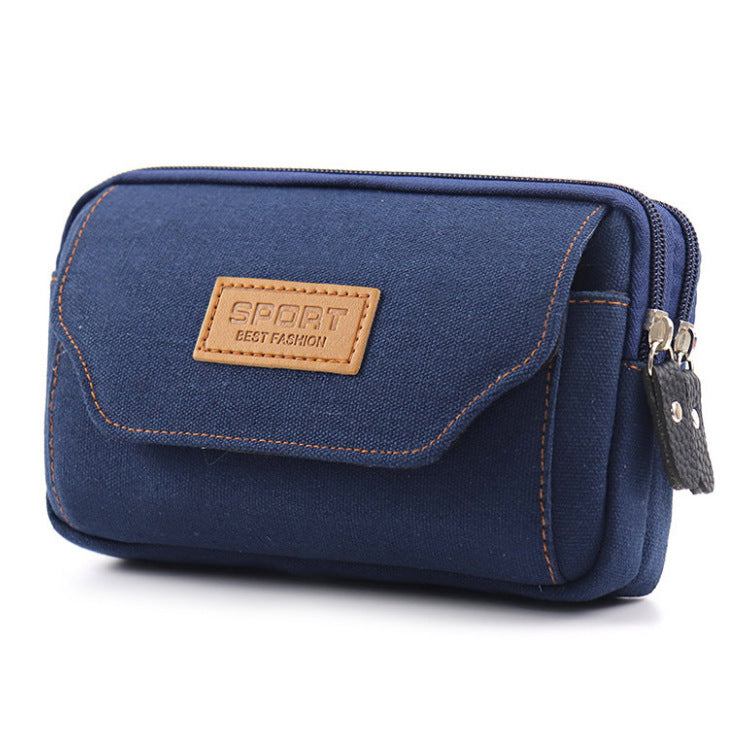 Men's Inch Mobile Wear Construction Site Canvas Phone Bags