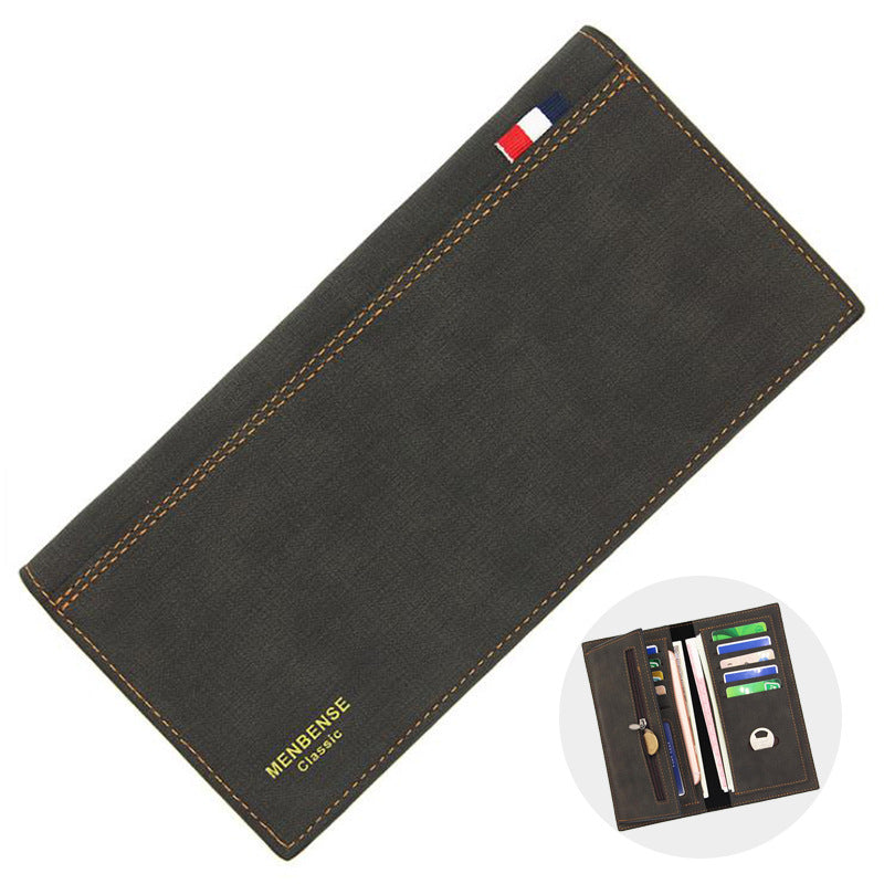 Men's Long Fashion Around Zipper Clutch Men's Wallet