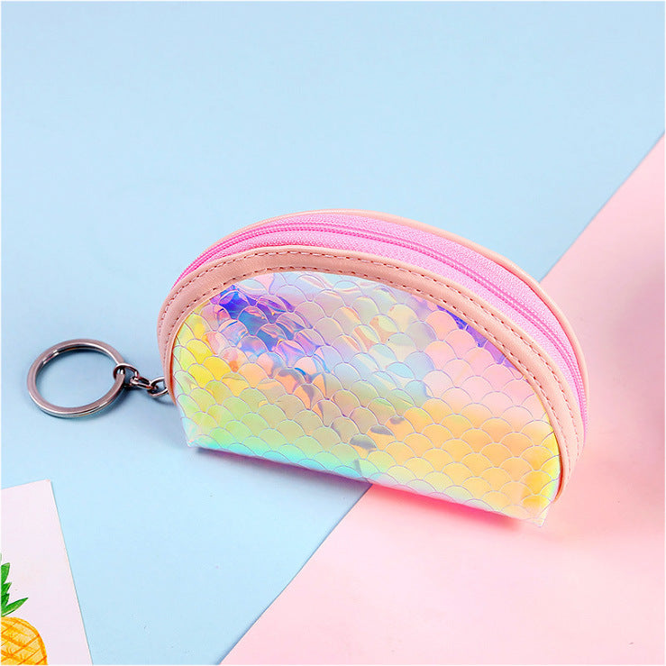 Women's Mini Cute Hand Transparent Portable Convenient Coin Purses