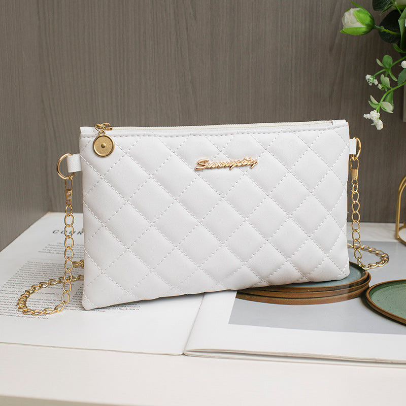 Classy Women's Classic Rhombus Texture Welfare Shoulder Bags