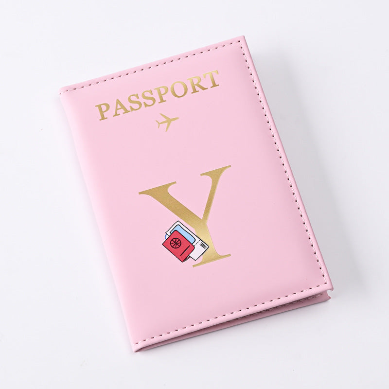 Creative Color Printing Letter Leather Multifunctional Card Holder