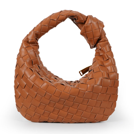 Women's High Quality Handmade Woven Gold Hardware Handbags