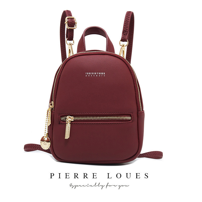 Women's Pierre Korean Fashion Large Capacity Simple Backpacks