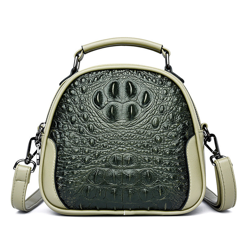 Women's Trendy Crocodile Pattern Simple Stylish Large Women's Shoulder Bag