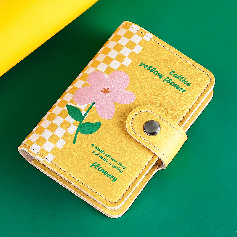 Women's & Men's & Cartoon Cute Personality Large Capacity Card Holder