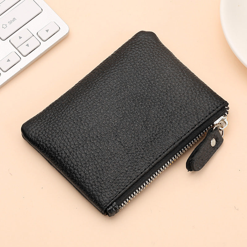 Women's & Men's Genuine Leather Soft Mini Storage First Layer Coin Purses