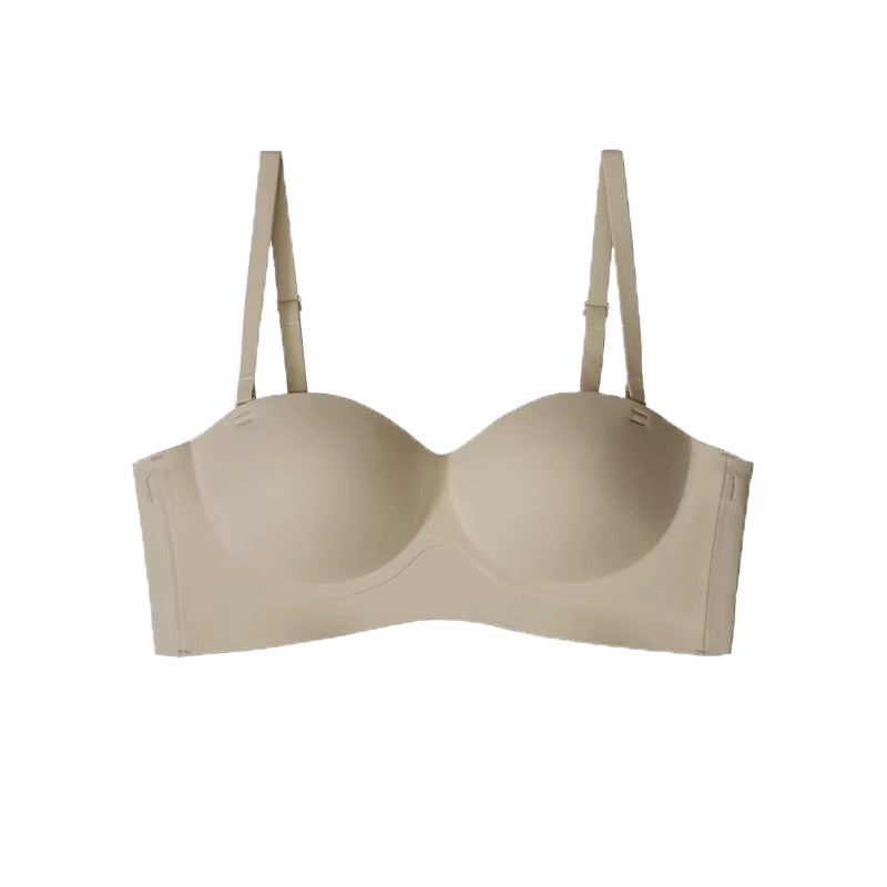 Women's Push Up Small Breast Exaggerating Tube Top Everyday Bras