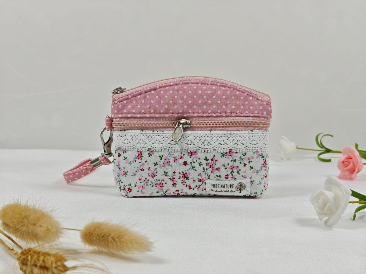 Women's Sweet Floral Cotton Storage Daily Matching Ladies Wallet