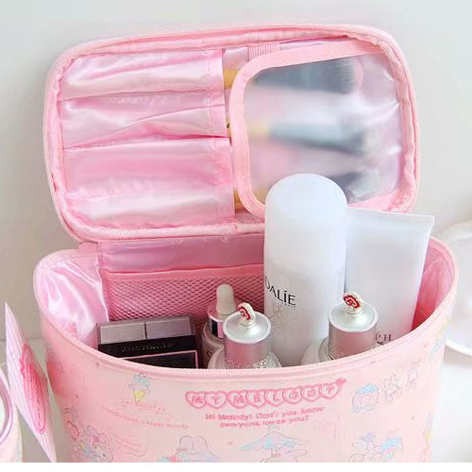 Merlot Large Capacity Cute Cosmetics Storage Cosmetic Bags