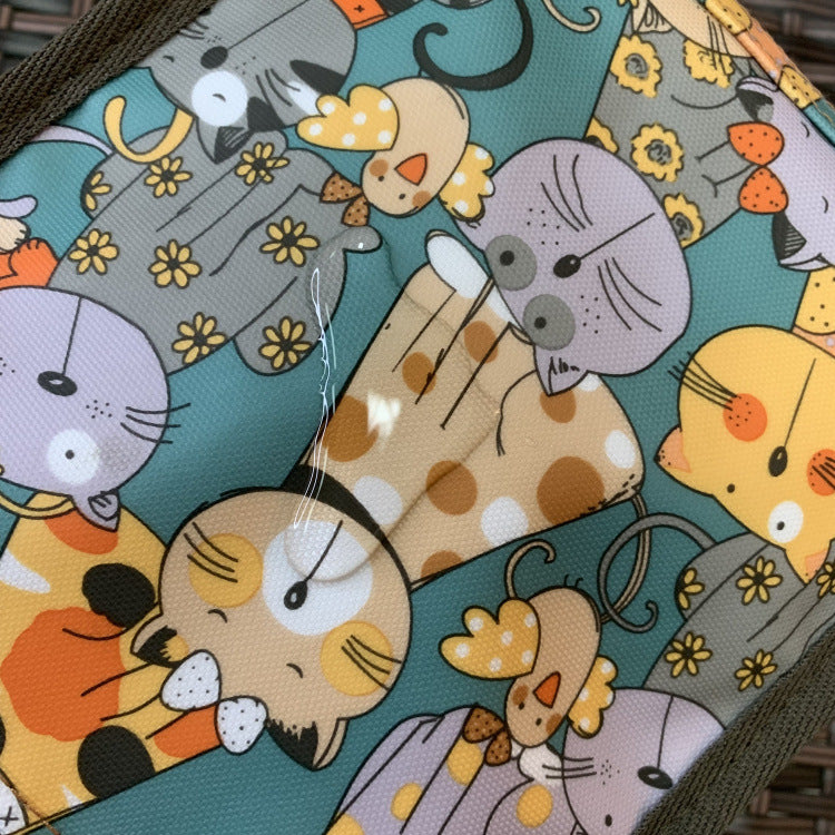 Korean Style Waterproof Thermal Preservation Lunch Box Octave Music Gun Handbags