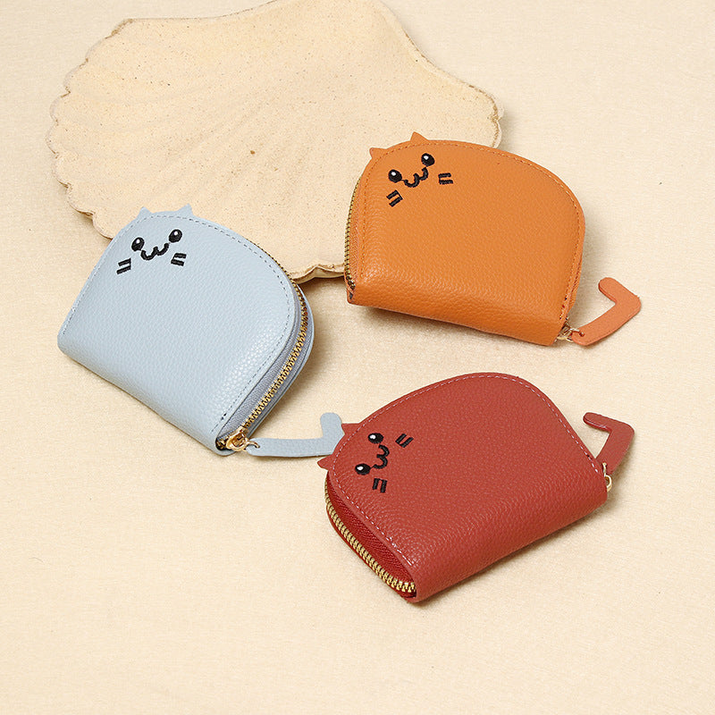 Graceful Cat Cute Advanced Cartoon Change Ladies Wallet