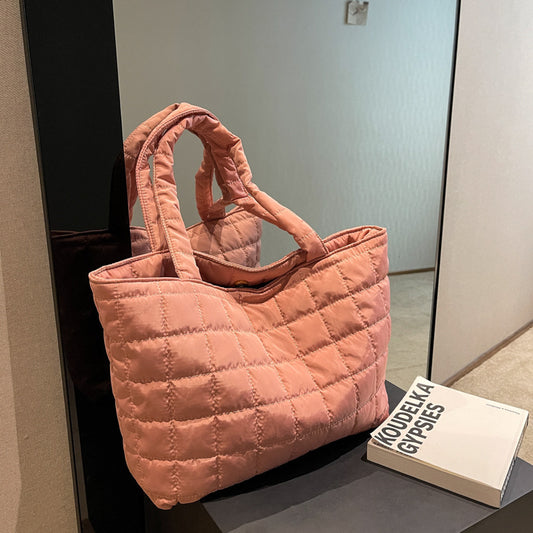 Women's Cotton Jacket Large Capacity Down Underarm Shoulder Bags
