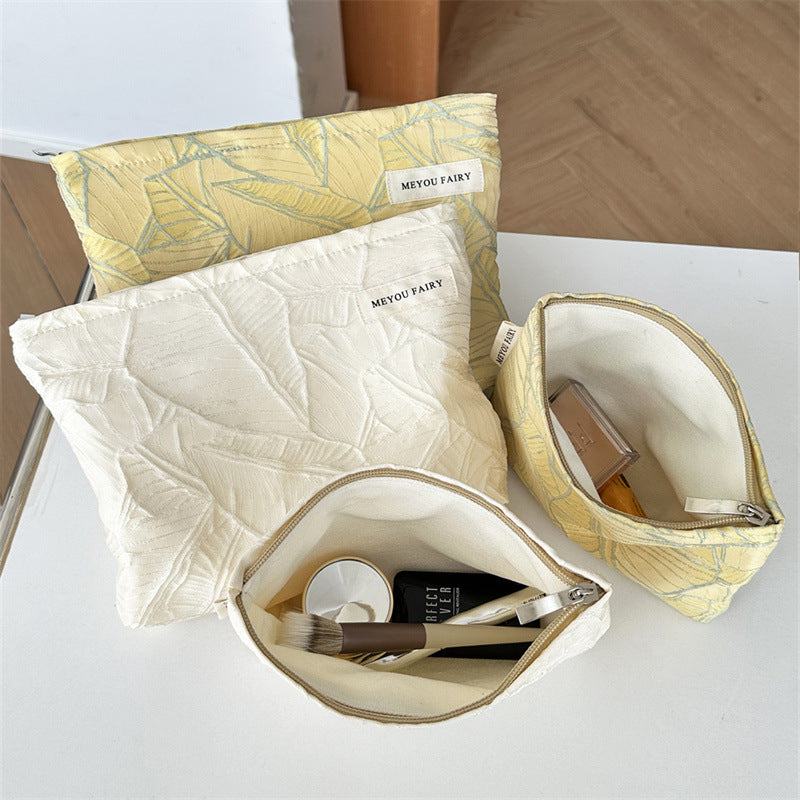 Large Capacity Leaves Liner Out Storage Portable Toiletry Bags