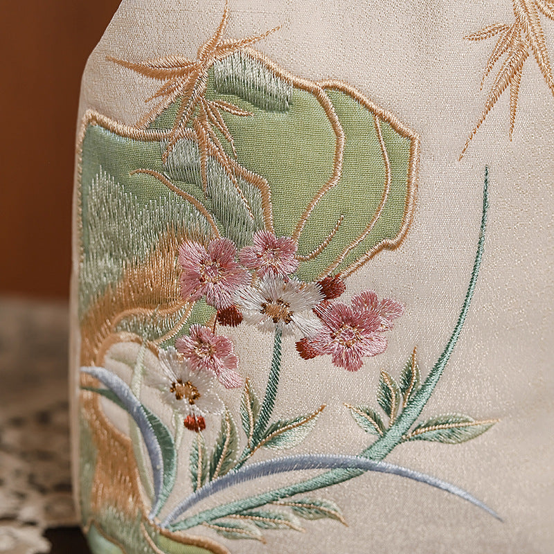 Embroidered Ancient Style Cheongsam Banquet Pearl Handbags