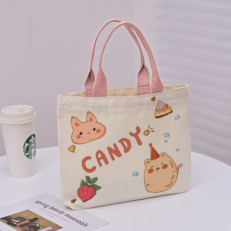 Large Capacity Commuter Lunch Simple Versatile Handbags