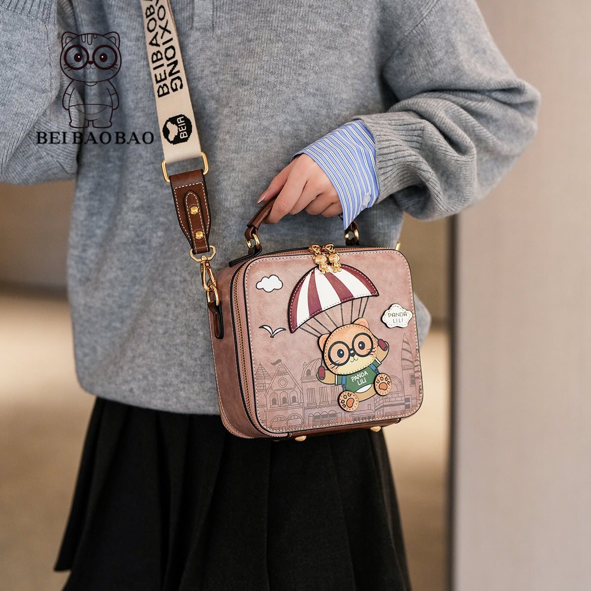 Source Simple Box Creative Cartoon Cat Bags