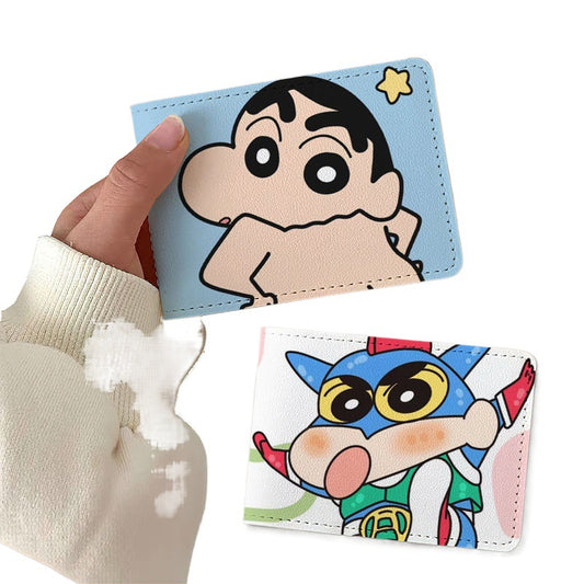 Crayon Cartoon Driving License Protective Cover Card Holder