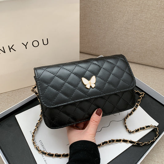 Women's Western Style Butterfly Chain Korean Fashion Shoulder Bags
