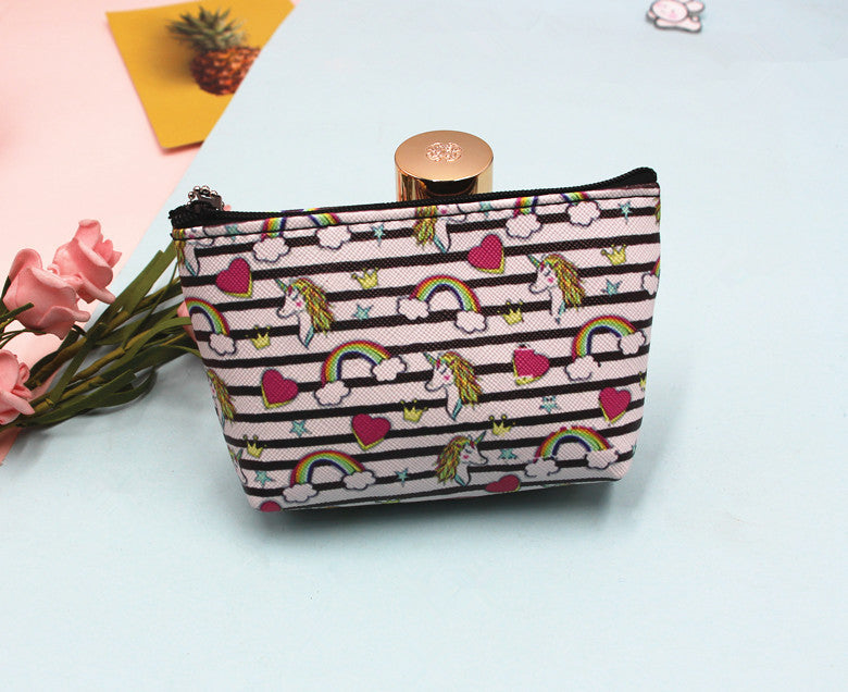 Women's & Children's & Cute Cartoon Unicorn Earphone Bags