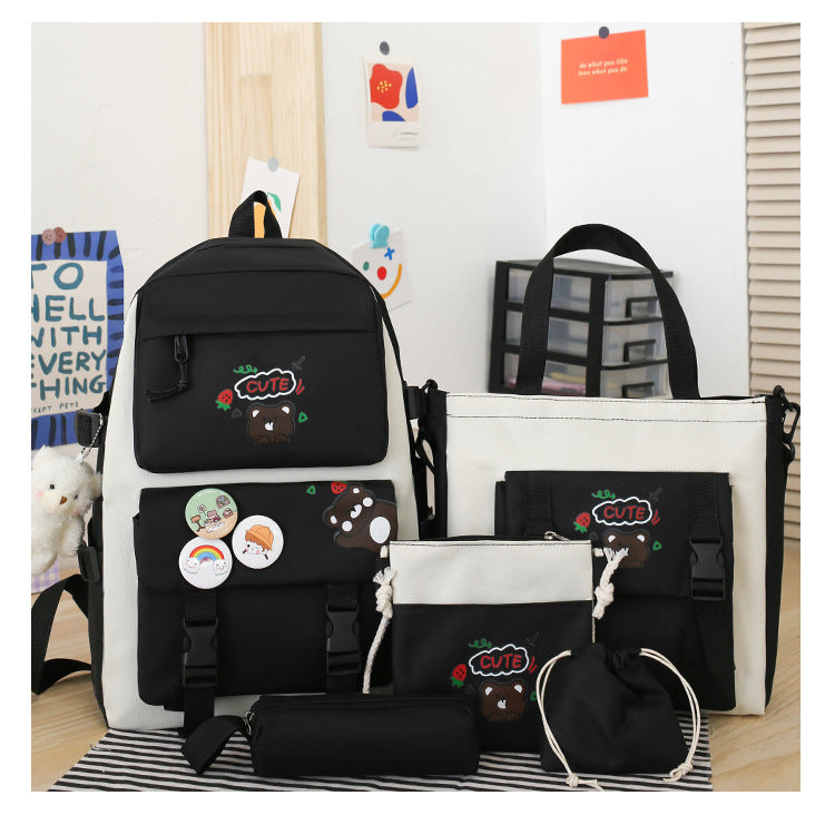 Comfortable Campus Cute Primary Junior's Simple Backpacks
