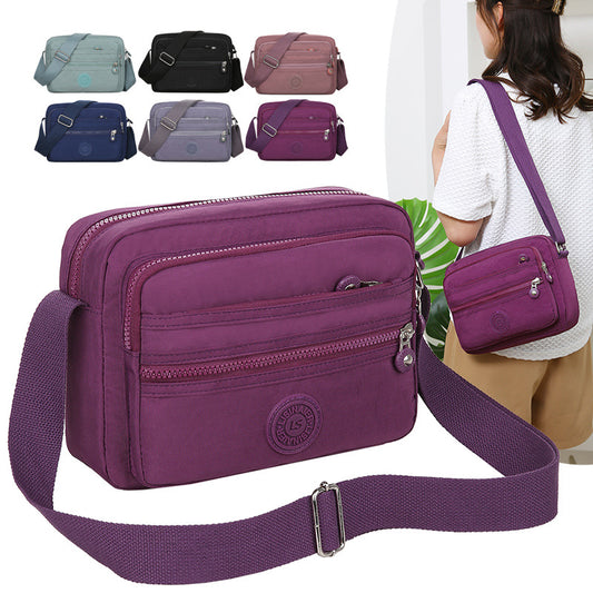 Women's Nylon Cloth Fashionable Korean Style Canvas Crossbody Bags