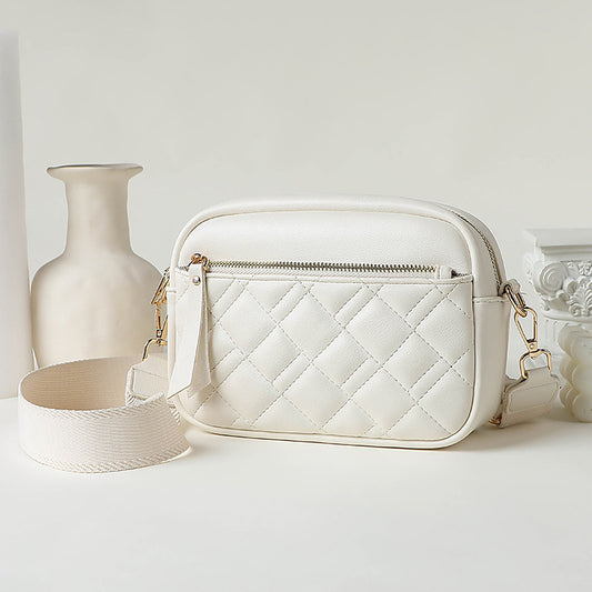 New Women's Trendy Large Capacity Diamond Crossbody Bags