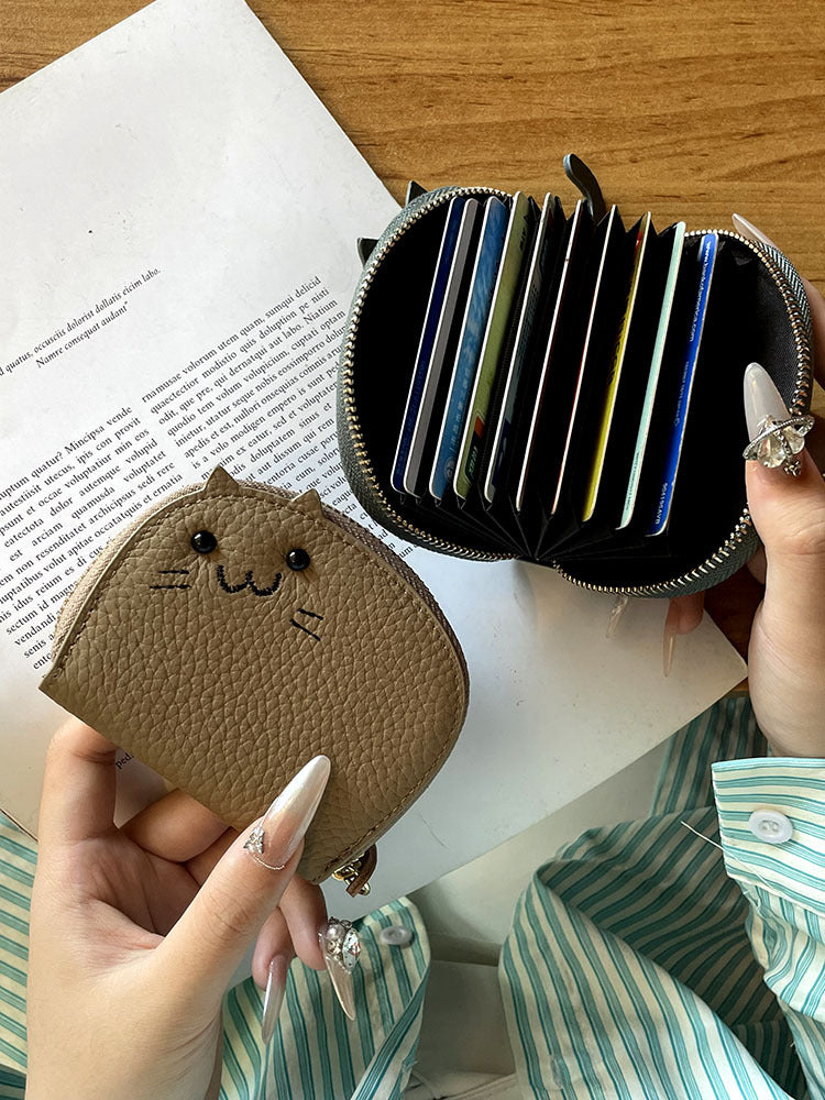 Women's Cute Multiple Slots Portable Holding Card Holder